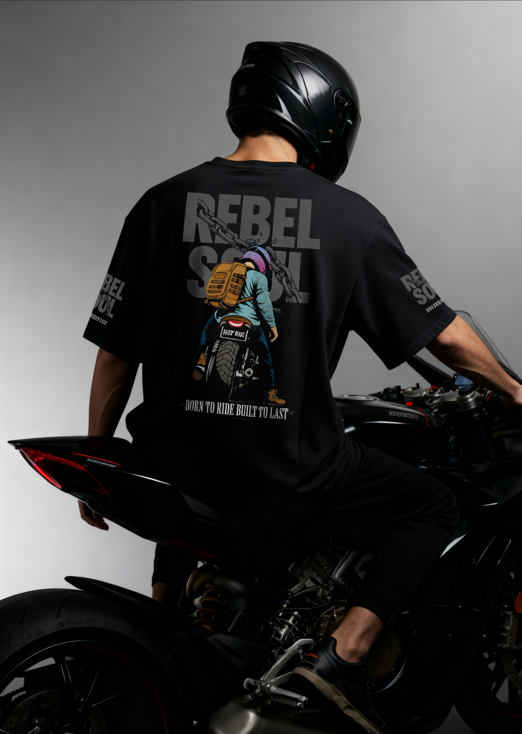 Biker Edition 01 c2d0009 mens oversized shirt