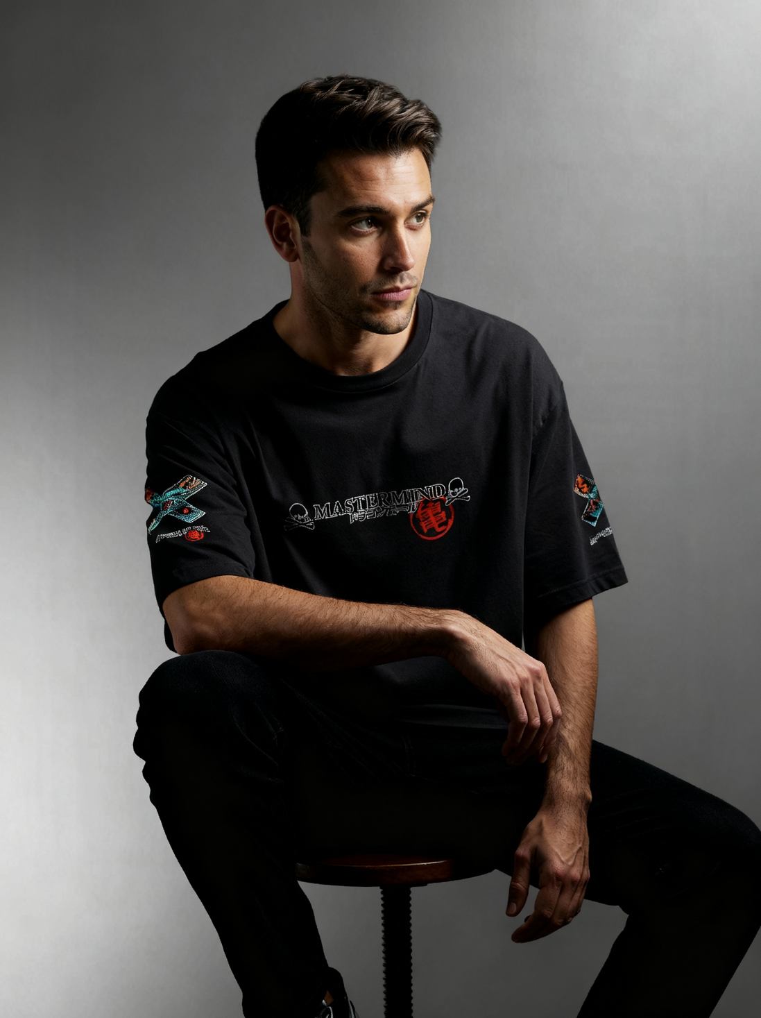 Naruto 01 c2d0002 - Mens Oversized tshirt with anime themed print