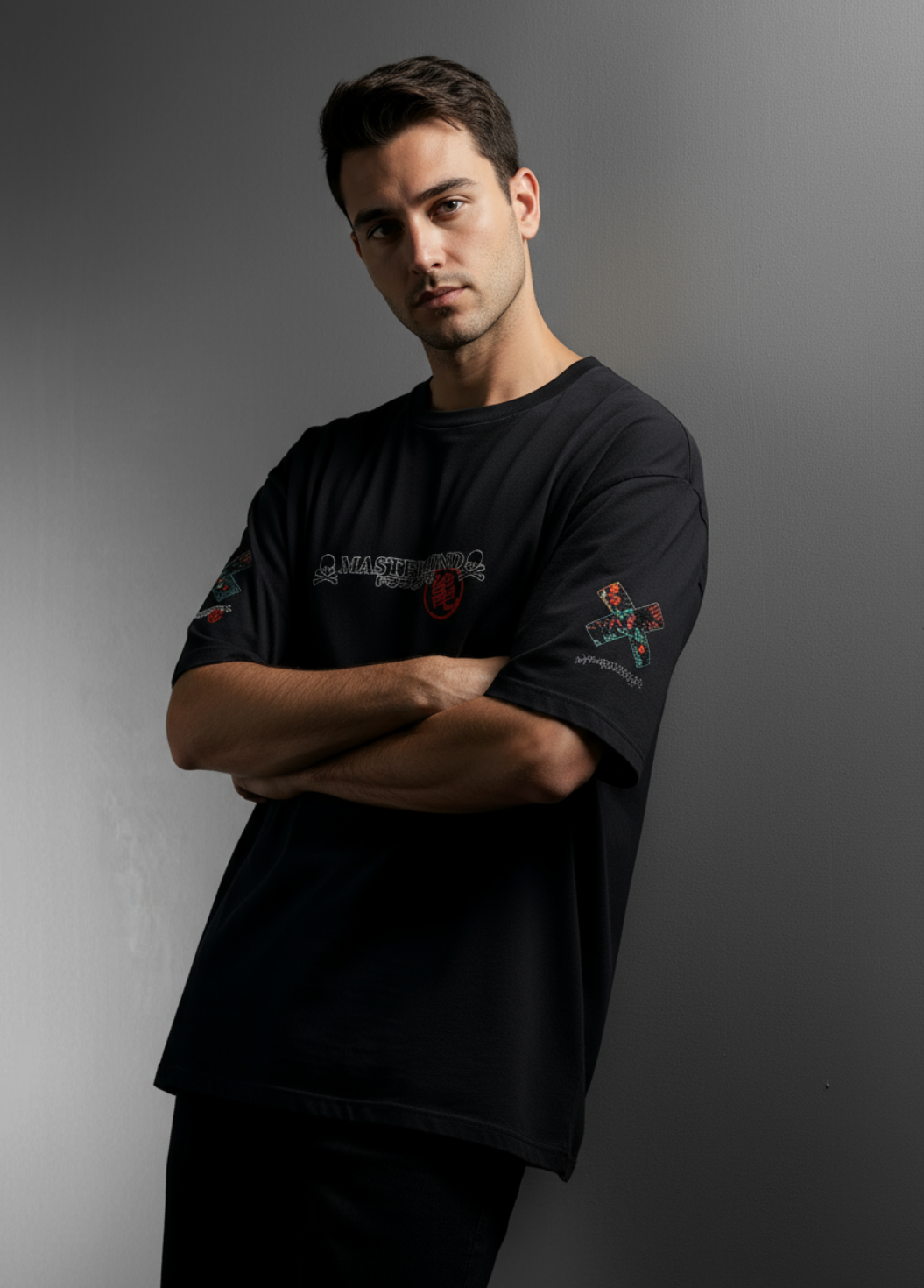 Naruto 01 c2d0002 - Mens Oversized tshirt with anime themed print