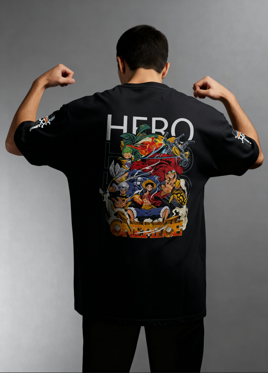 onepeace 01 c2d0005 Mens Oversized tshirt with anime themed print