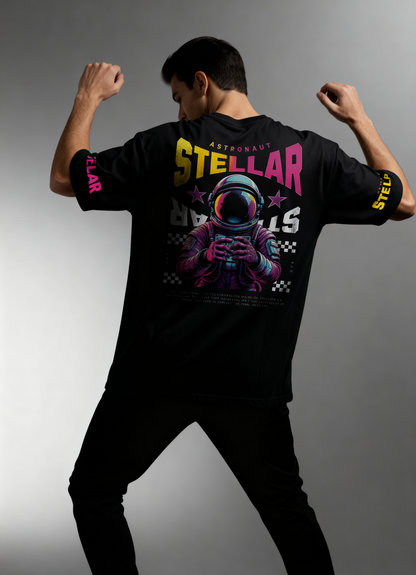 Stellar space 01 c2d0006 Mens Oversized tshirt with space themed print