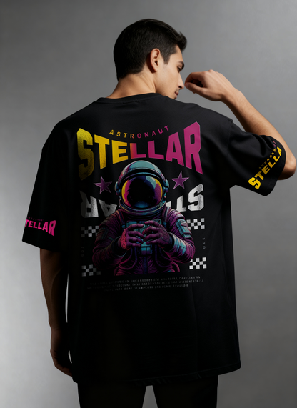 Stellar space 01 c2d0006 Mens Oversized tshirt with space themed print
