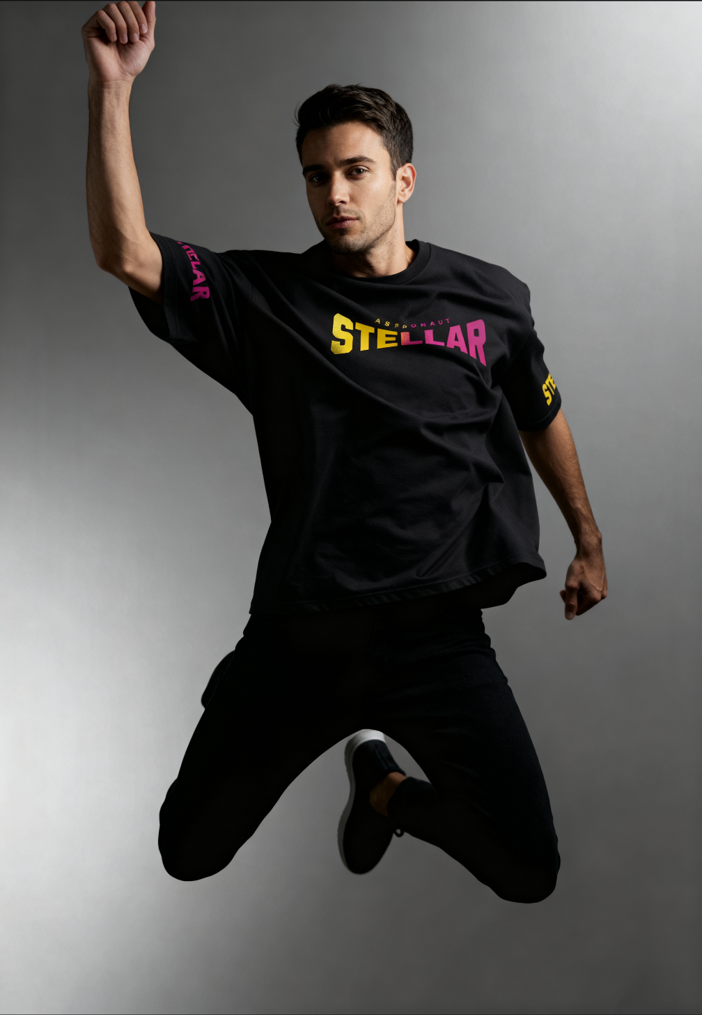 Stellar space 01 c2d0006 Mens Oversized tshirt with space themed print