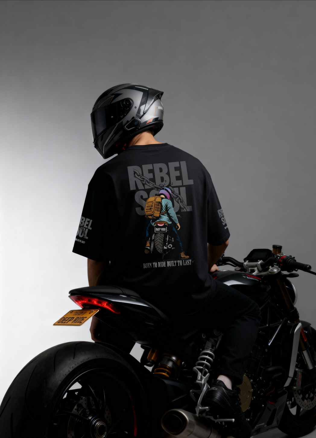Biker Edition 01 c2d0009 mens oversized shirt