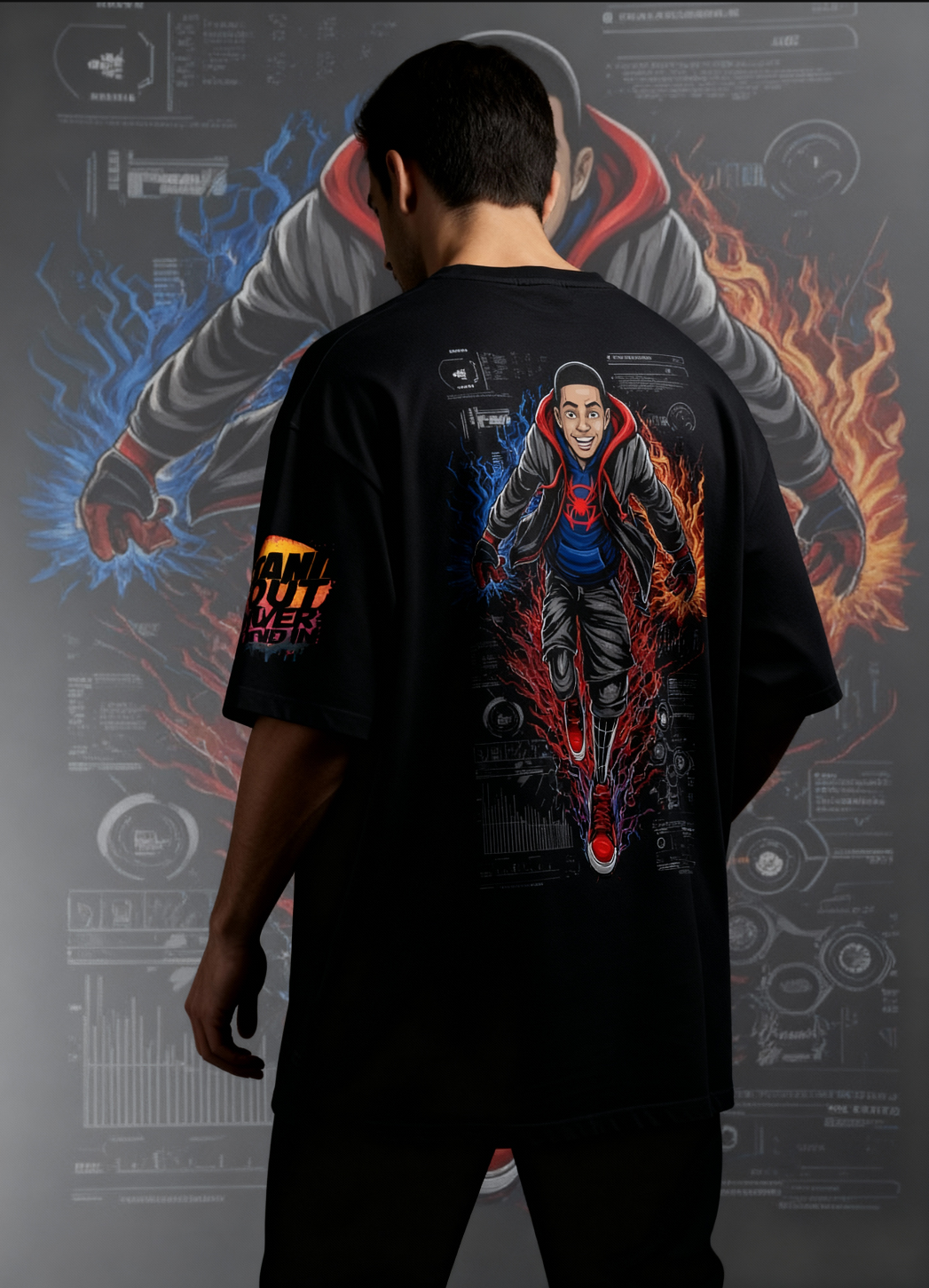 RUNNER Edition 01 c2d0010 mens oversized shirt