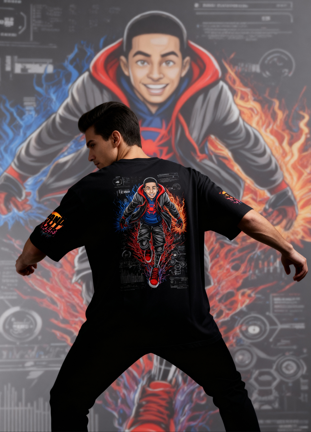 RUNNER Edition 01 c2d0010 mens oversized shirt