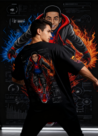 RUNNER Edition 01 c2d0010 mens oversized shirt