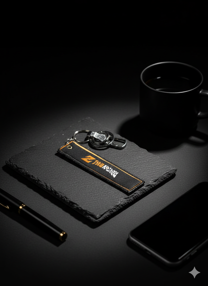 🔥 Premium Woven Label Keychain – Anime Edition (Collector’s Style)