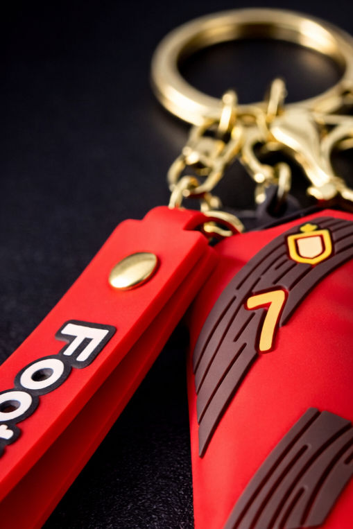 Football Jersey #7 Rubber Keychain – Premium Sports Collectible